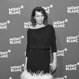 Милла Йовович посетила ужин Montblanc в нью-йоркской обсерватории