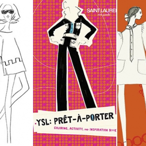 Раскраска YSL: pret-a-porte