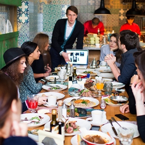 Редколлегия Buro 24/7 в ресторане &quot;Кристиан&quot;