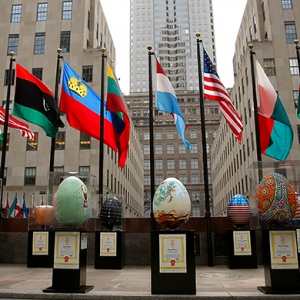 Яйца Faberge к Пасхе выставили в Рокфеллер-центре