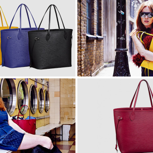 Семь новых цветов сумки Louis Vuitton Epi Neverfull