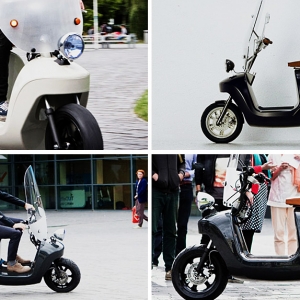 Электрический скутер Be.e можно брать в аренду