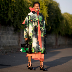 Неоновые вещи Prada и змеиный принт: что носят на Неделе моды в Милане
