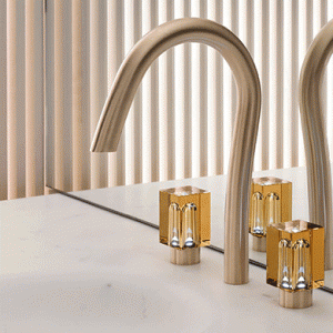 Сантехника в хрустале от Реми Тессье и Baccarat