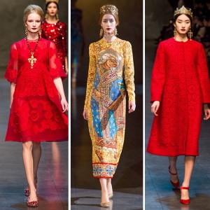 Обзор Buro 24/7: Dolce &amp; Gabbana, осень-зима 2013/14