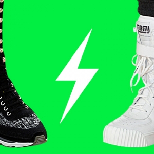 Голосование: высокие кроссовки Chanel VS Marc by Marc Jacobs