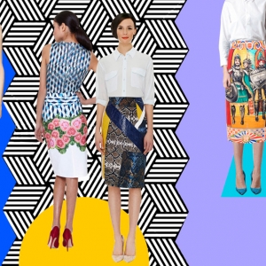 Топ-40 юбок с принтами