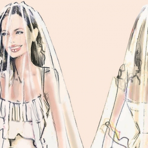 Свадебное платье Анджелины Джоли создала Донателла Версаче