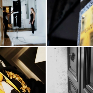 Подготовка к показу Versace весна-лето 2014