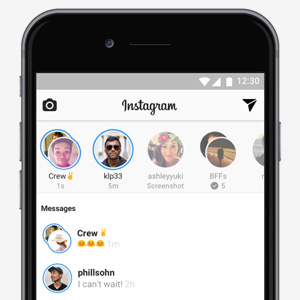 Instagram запускает прямые трансляции