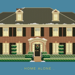 Дома из известных фильмов и сериалов на иллюстрациях одного художника