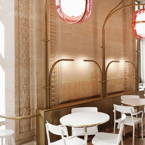 Новый дизайн в Café Mollien в Лувре