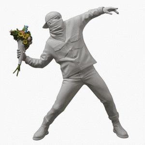 Flower Bomber Бэнкси появится в виде статуэтки
