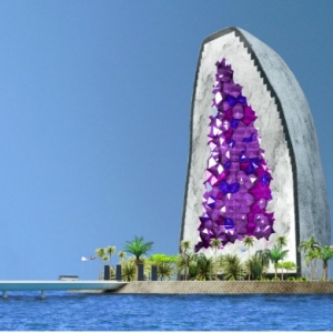 В Китае появятся отели в виде исполинских горных пород