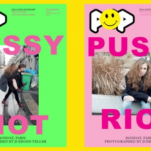 Pussy Riot на трех обложках журнала POP