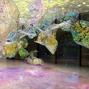 Сверкающая скульптура Unwoven light в Хьюстоне