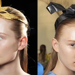 Красота в деталях: украшения для волос на показе Giambattista Valli Couture