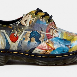 Ботинки Dr.Martens с фрагментами \"Сада земных наслаждений\" Босха
