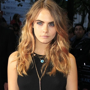 Кара Делевинь на премьере фильма \"Ангельское личико\" в Лондоне