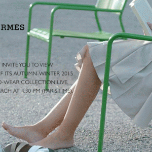 Прямая трансляция показа Hermès, осень-зима 2015