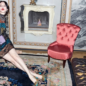 Анна Кливленд и Фредди Драббл в рекламной кампании Bottega Veneta