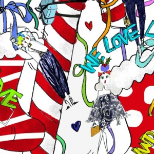 Альбер Эльбаз и другие дизайнеры нарисовали рождественские носки для WWD