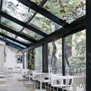 Обновленное Peggy Guggenheim Café по проекту Hangar Design Group