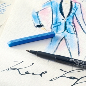 Карл Лагерфельд сделал \"набор художника\" для Faber-Castell