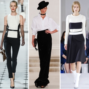 Голосуем: белый верх — черный низ