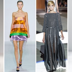 Геометричный принт: черно-белый или цветной?