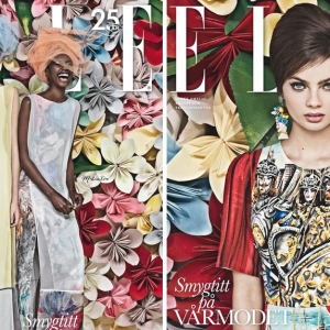 Юбилейный номер шведского Elle