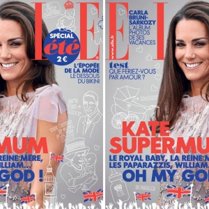 Кейт Миддлтон на обложке французского Elle