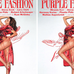 Миранда Керр на обложке Purple Fashion