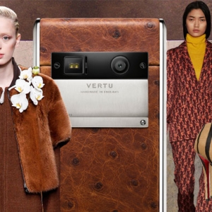 Семь цветов Vertu Aster: Cognac Ostrich