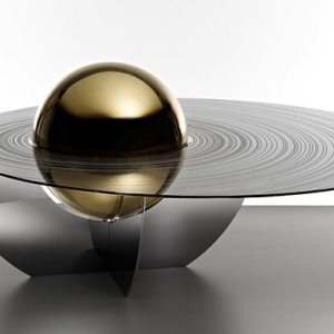 Кольца Сатурна: футуристический стол от Brooksbank & Collins