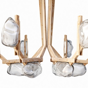 Живое стекло: люстра Fungo на i Saloni