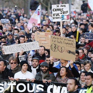 #JeSuisCharlie: Марш мира в 25 фотографиях