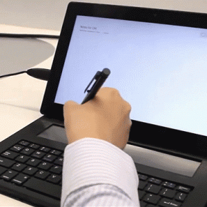 Microsoft представила ноутбук с электронной бумагой