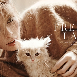 Джулия Хафстром в съемке для журнала Scandivinavia S/S/A/W