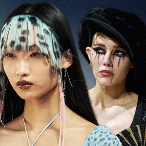 Депрессивные смоки и накладные челки: бьюти-тренды Недели моды в Париже сезона осень-зима 2026