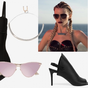 Кожа, платье-комбинация и 70-е: в чем пойти на премьеру \"Неонового демона\"