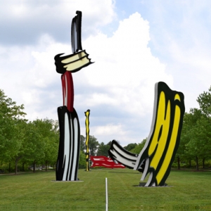 Пять гигантских скульптур Роя Лихтенштейна выставят в США