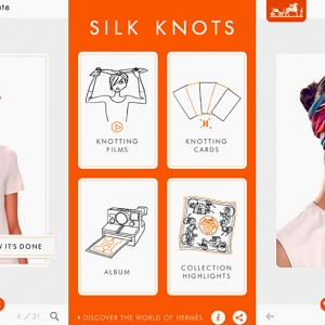 Silk Knot: новое мобильное приложение от Hermès