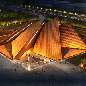 Пирамиды по проекту Foster+Partners