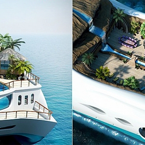 Тропический остров или яхта?