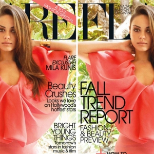 Мила Кунис в журнале Flare