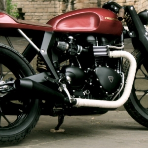 Кастомизированный мотоцикл Barbour для Triumph