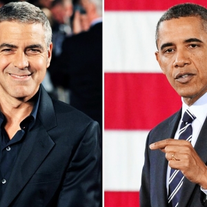 Клуни устроит обед в поддержку Обамы