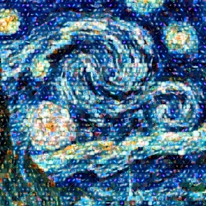 Картина Ван Гога из космических фотографий