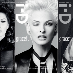 Линда, Жизель и Наташа на обложках i-D 